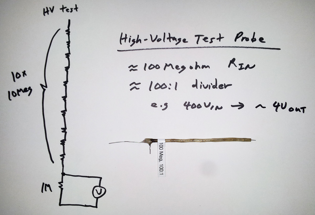 high voltage test probe design