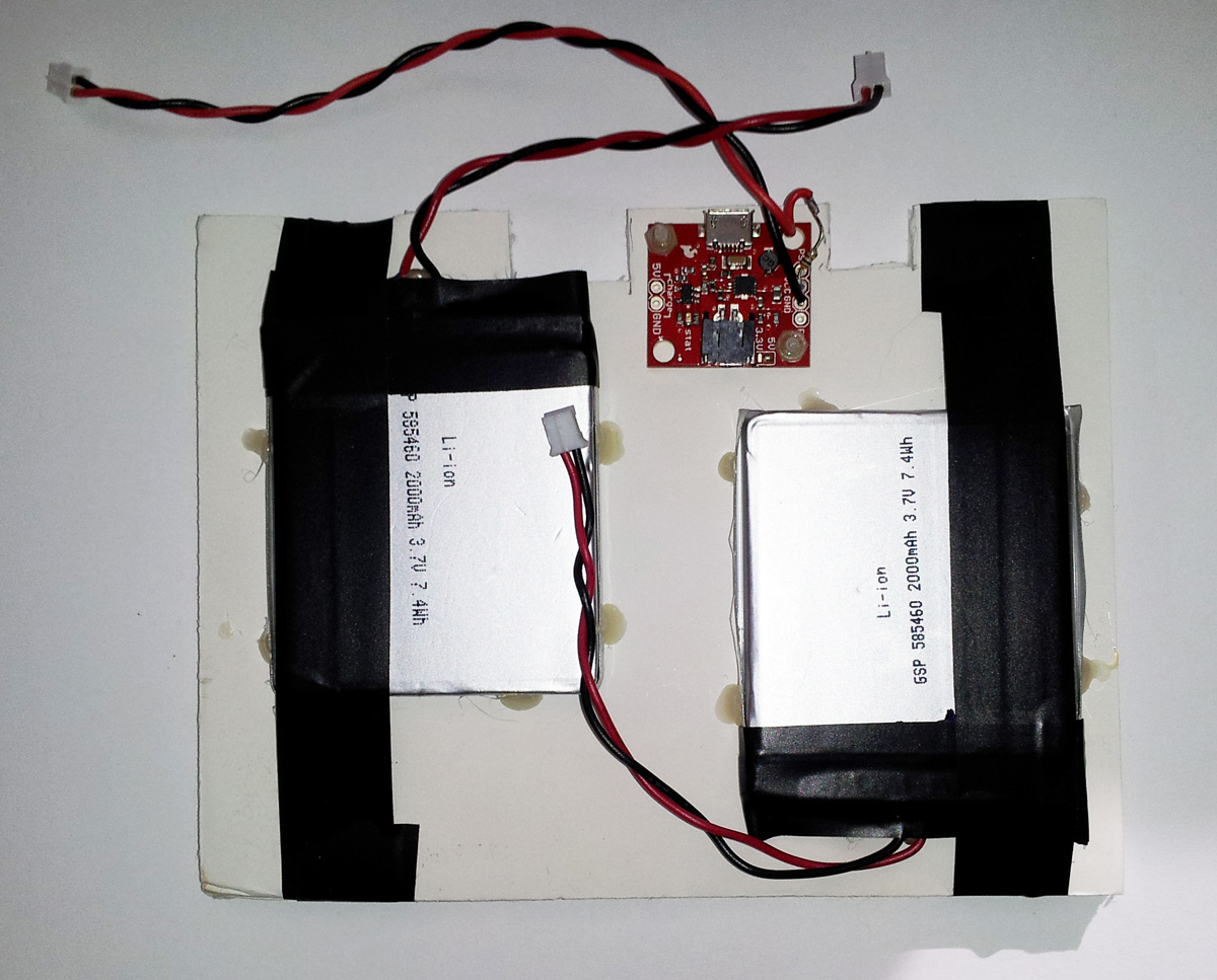 lithium polymer lipo batteries and charger from sparkfun
